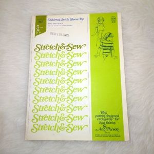 STRETCH & SEW 861 Children's Set-in Sleeve Top, size 2-4-6-8-10-12